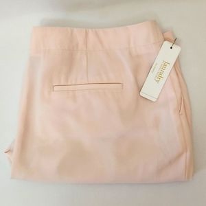 1NWT Laundry by Shelli Segal Pink Casual Pants w/ Cuffed Bottoms womens s…